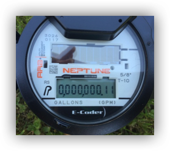 digital neptune meter display