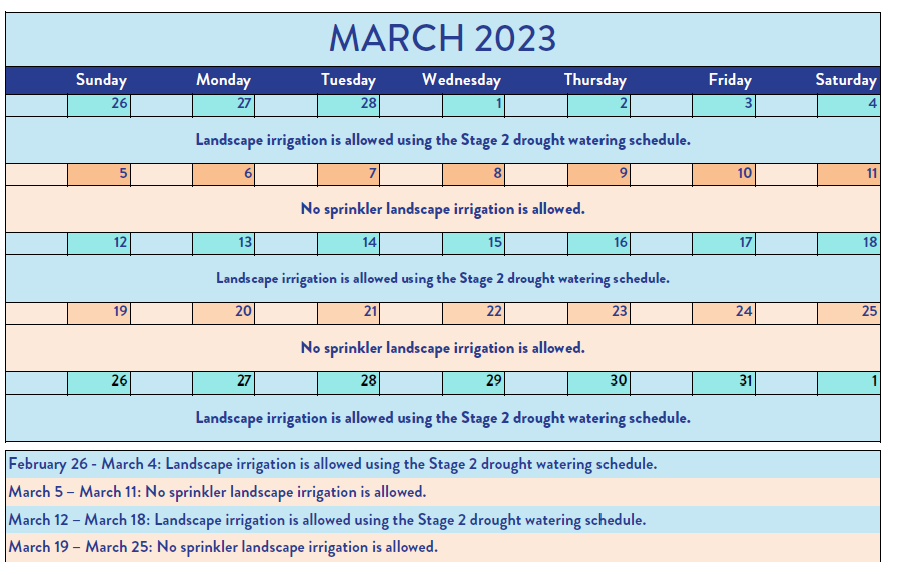 Stage 3 Calendar